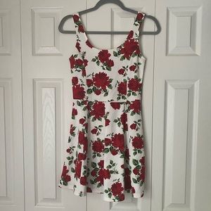 H&M Rose Print Dress